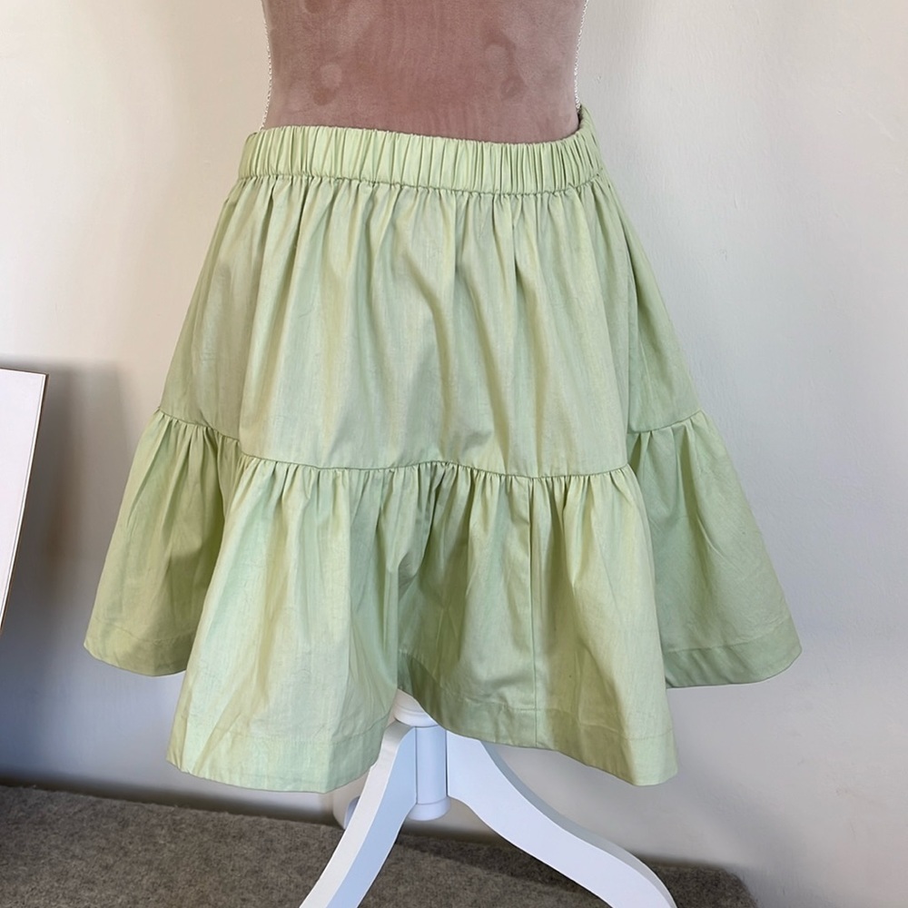 NWT Abercrombie Poplin Volume skirt, Sz M